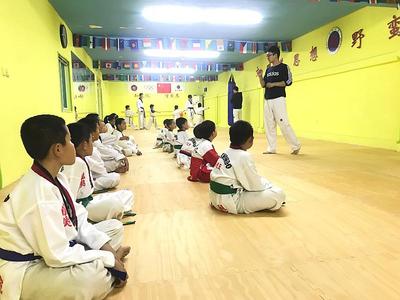 美里花园跆拳道馆冬季火热报名中