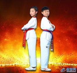 条纹全棉成人儿童跆拳道服长袖短袖可印字绣花专供道馆跆拳道服装